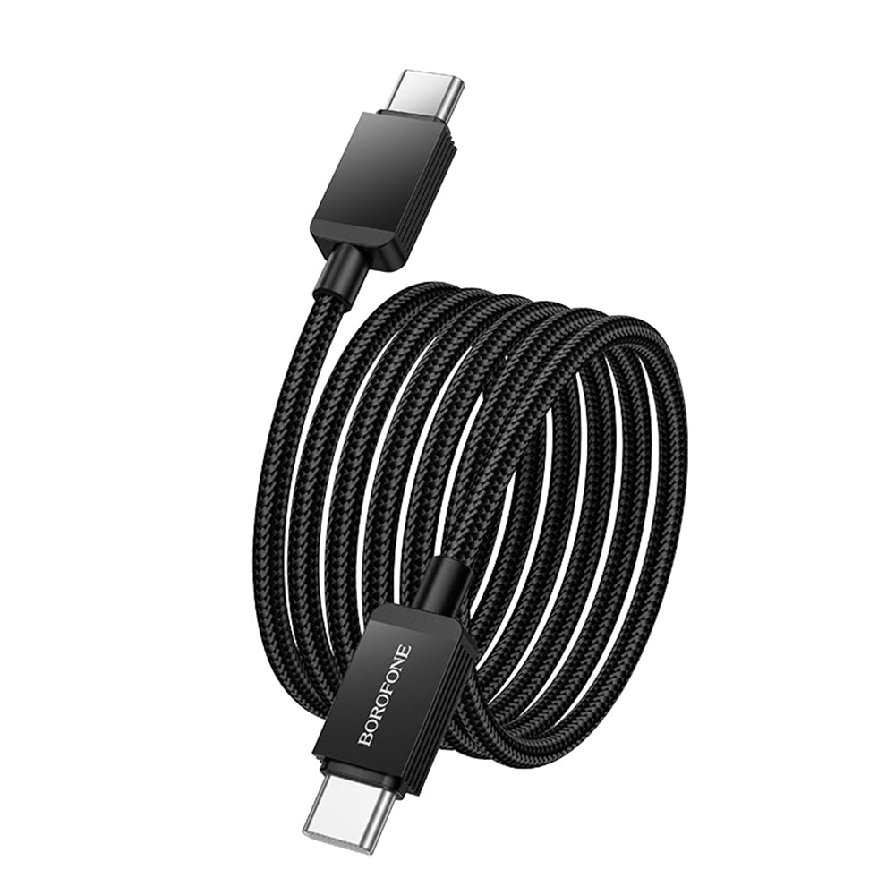 Kabel za podatke i punjenje USB-C - USB-C Borofone BX120 Placer, 60W, 1m, Crni