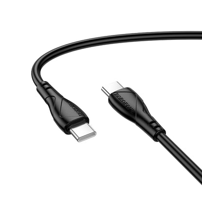 Kabel za podatke i punjenje USB-C - USB-C Borofone BX121 Energy, 60W, 1m, Crni
