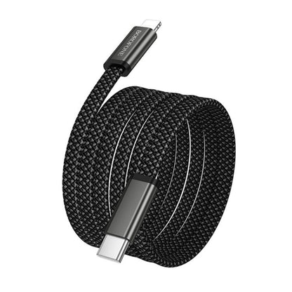 USB-C - USB-C kabel za prijenos podataka i punjenje Borofone BX124 Peace, 30W, 1m, Crna
