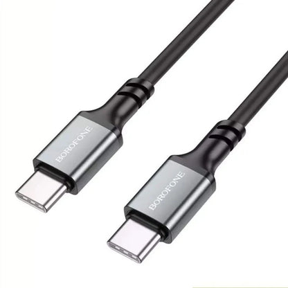 Kabel za podatke i punjenje USB-C - USB-C Borofone BX83, 60W, 1m, Crni