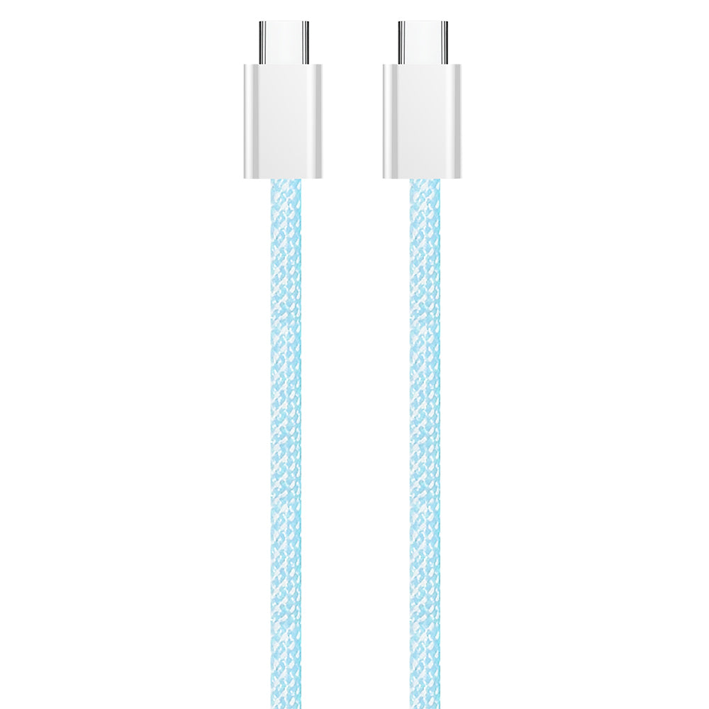Kabel za podatke i punjenje USB-C - USB-C ColorWay CW-CBPDCC061, 60W, 1m, Plavi