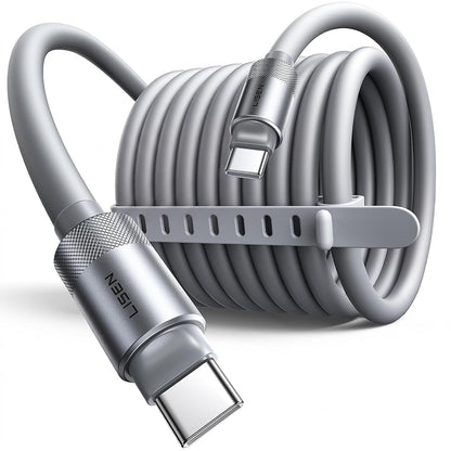 USB-C - USB-C kabel za prijenos podataka i punjenje Lisen L115, 100W, 3m, Siva YL0126010031