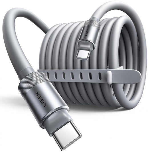USB-C - USB-C kabel za prijenos podataka i punjenje Lisen L115, 100W, 3m, Siva YL0126010031