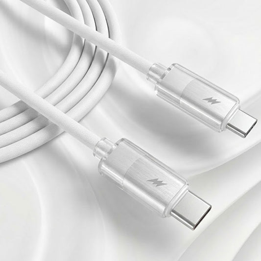 Kabel za podatke i punjenje USB-C - USB-C Lito LD07, 60W, 1m, Bijeli