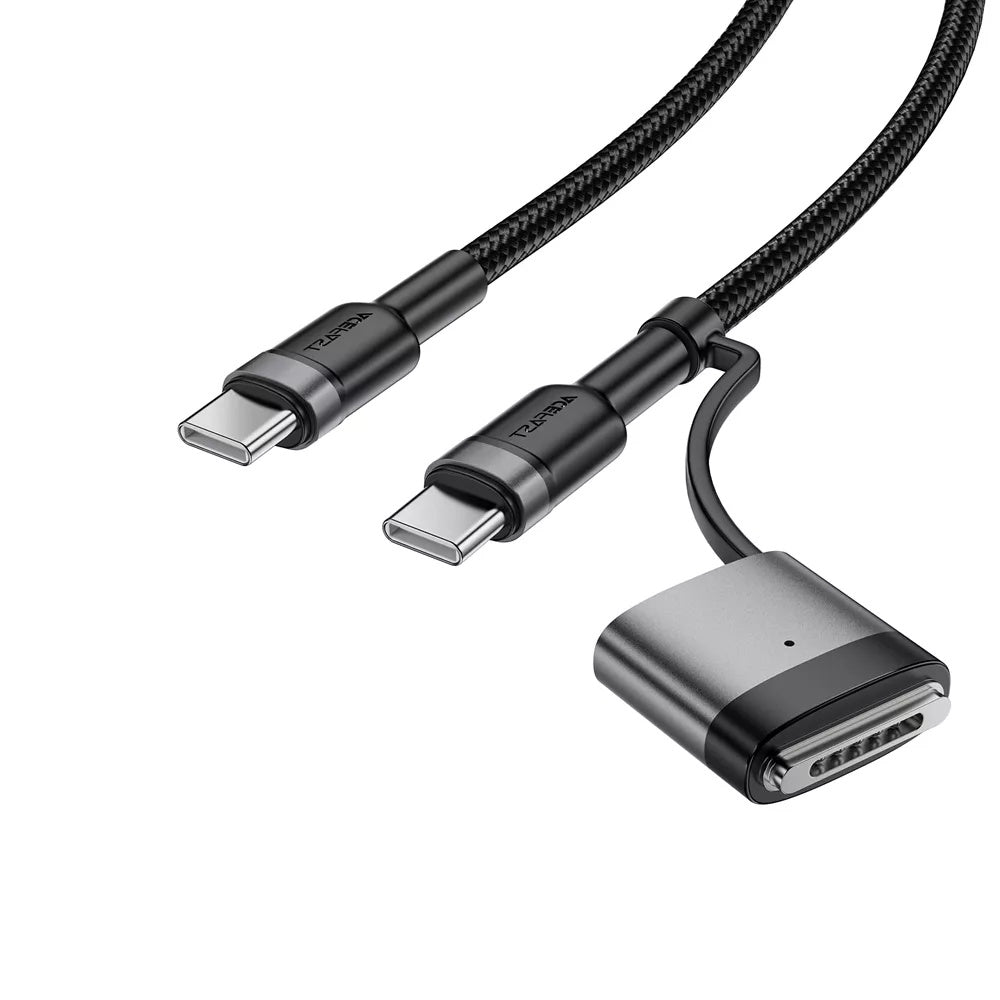 Kabel za punjenje Acefast, USB-C - USB-C / MagSafe 3, 240W, 1.2m, Crni
