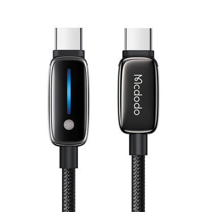 Kabel za prijenos podataka i punjenje USB-C - USB-C McDodo CA-0100, 100W, 1.2m, Crni