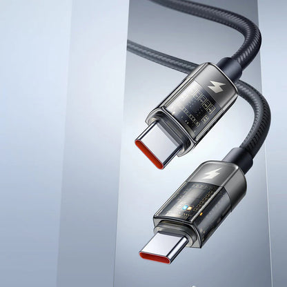 Kabel za podatke i punjenje USB-C - USB-C McDodo CA-2840 Auto Power Off, 100W, 1.2m, Crni