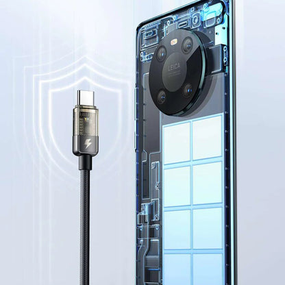 Kabel za podatke i punjenje USB-C - USB-C McDodo CA-2840 Auto Power Off, 100W, 1.2m, Crni