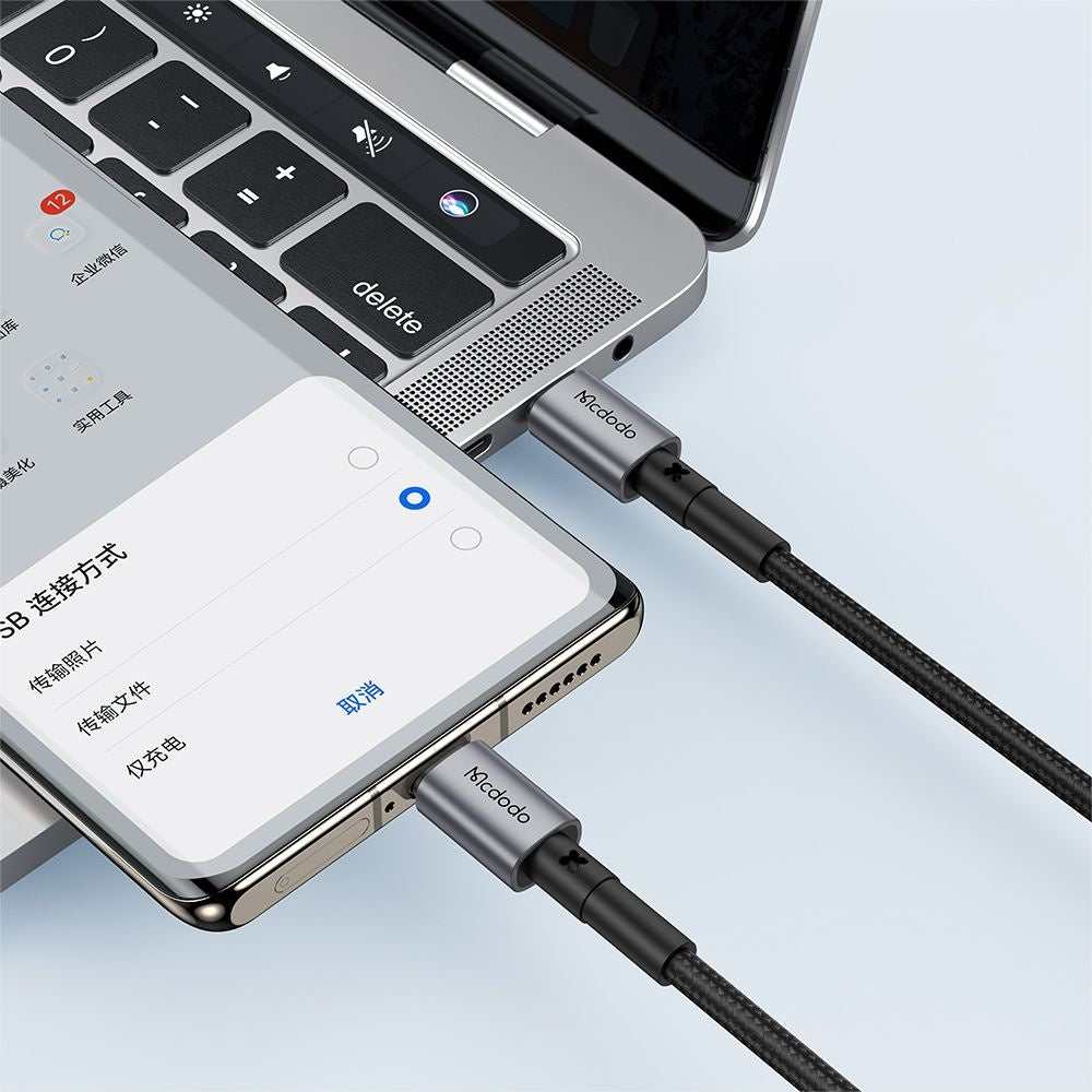 Kabel za podatke i punjenje USB-C - USB-C McDodo CA-3130, 65W, 1m, Crni