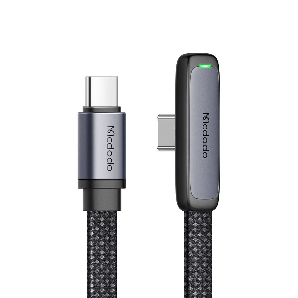 Kabel za podatke i punjenje USB-C - USB-C McDodo CA-3360 Angled, 65W, 1.2m, Crni