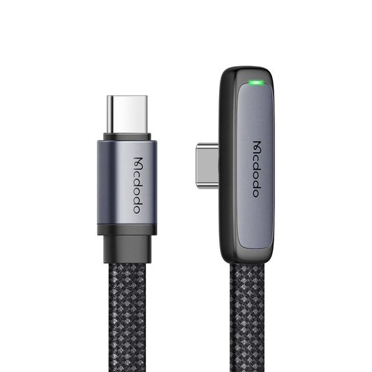 Kabel za podatke i punjenje USB-C - USB-C McDodo CA-3360 Angled, 65W, 1.2m, Crni