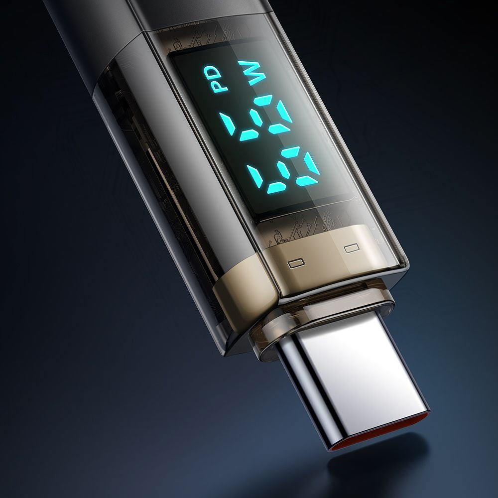 Kabel za podatke i punjenje USB-C - USB-C McDodo CA-3610 Display Auto Power Off, 100W, 1.2m, Crni