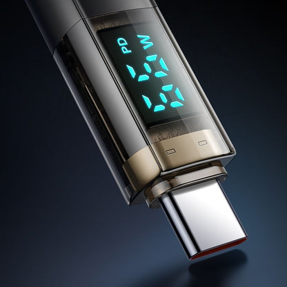 Kabel za podatke i punjenje USB-C - USB-C McDodo CA-3610 Display Auto Power Off, 100W, 1.2m, Crni