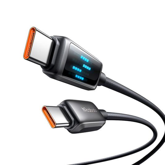 Kabel za podatke i punjenje USB-C - USB-C McDodo CA-4250 Display, 100W, 1.2m, Crni
