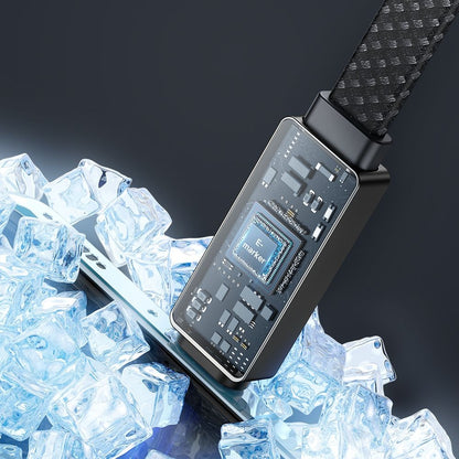 Kabel za podatke i punjenje USB-C - USB-C McDodo CA-4470 Rythm Display, 100W, 1.2m, Crni