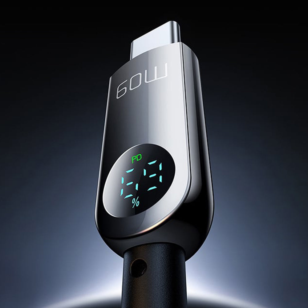 Kabel za podatke i punjenje USB-C - USB-C McDodo CA-4780 Display, 60W, 1.2m, Crni