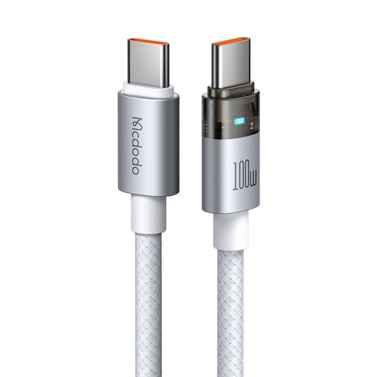 Kabel za podatke i punjenje USB-C - USB-C McDodo CA-5582, 100W, 1.2m, Bijeli