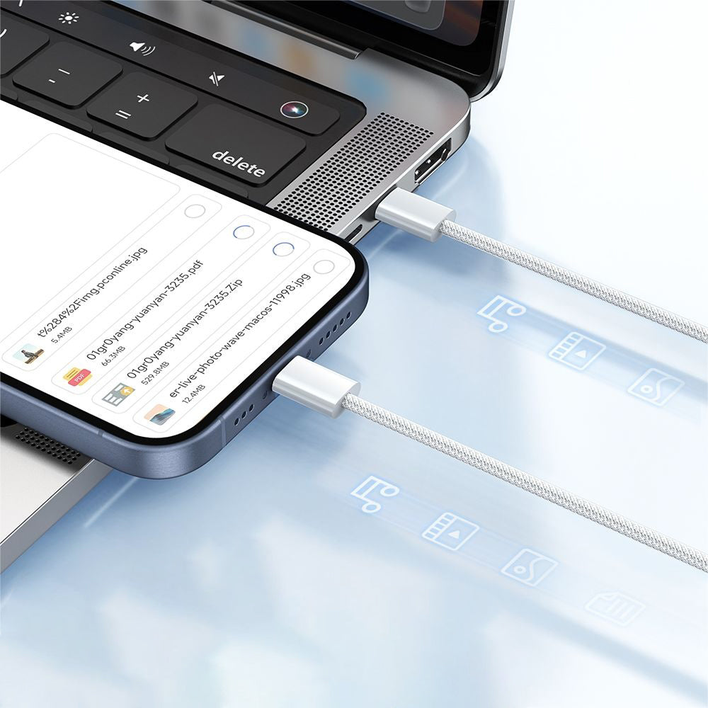 Kabel za podatke i punjenje USB-C - USB-C McDodo CA-5690, 60W, 1m, Bijeli