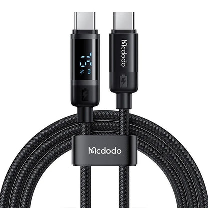 Kabel za podatke i punjenje USB-C - USB-C McDodo CA-5780 Bat Display, 60W, 1.2m, Crni