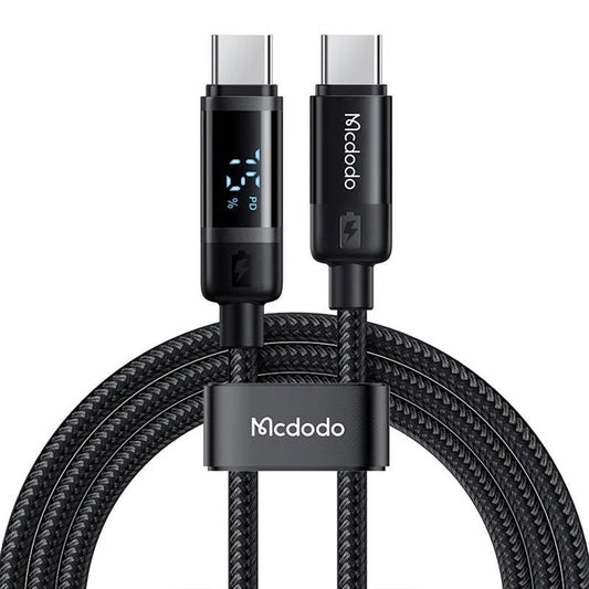 Kabel za podatke i punjenje USB-C - USB-C McDodo CA-5780 Bat Display, 60W, 1.2m, Crni