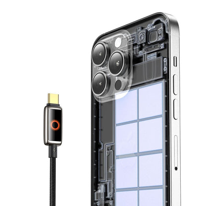 Kabel za podatke i punjenje USB-C - USB-C McDodo CA-6680 Auto Power Off, 100W, 1.2m, Crni