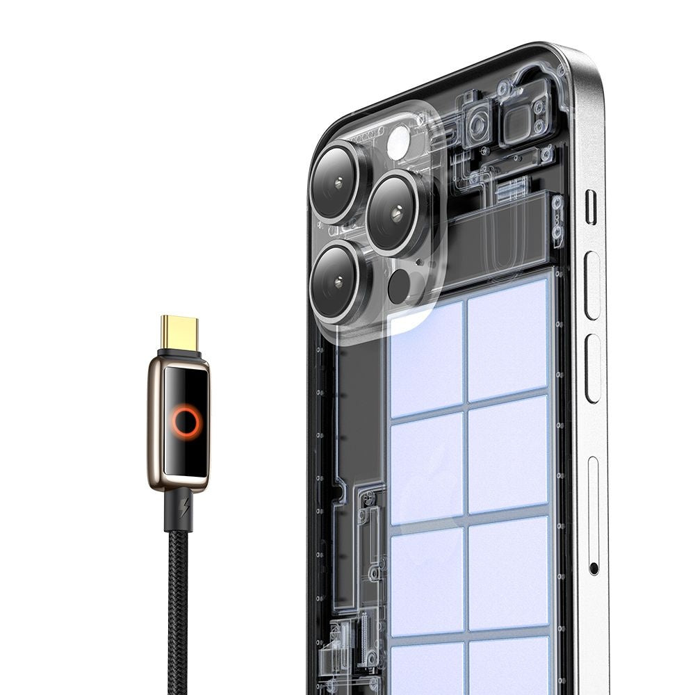 Kabel za podatke i punjenje USB-C - USB-C McDodo CA-6681 Auto Power Off, 100W, 1.2m, Zlatni