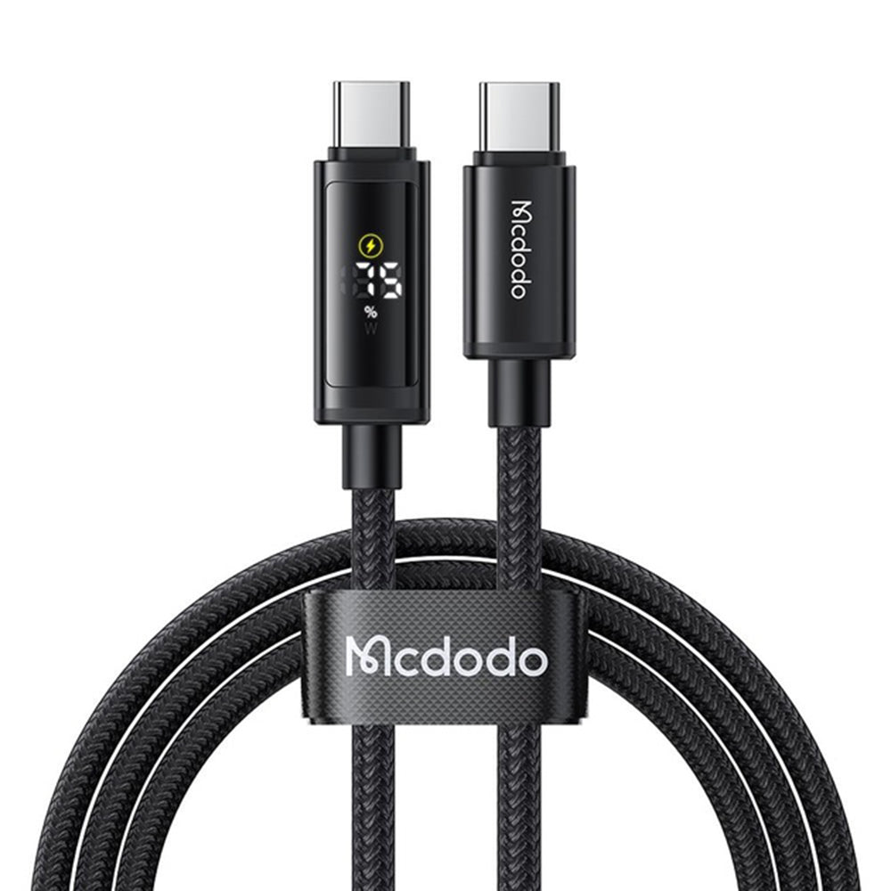 Kabel za podatke i punjenje USB-C - USB-C McDodo CA-8000 Display, 100W, 1.2m, Crni