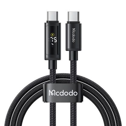 Kabel za podatke i punjenje USB-C - USB-C McDodo CA-8000 Display, 100W, 1.2m, Crni