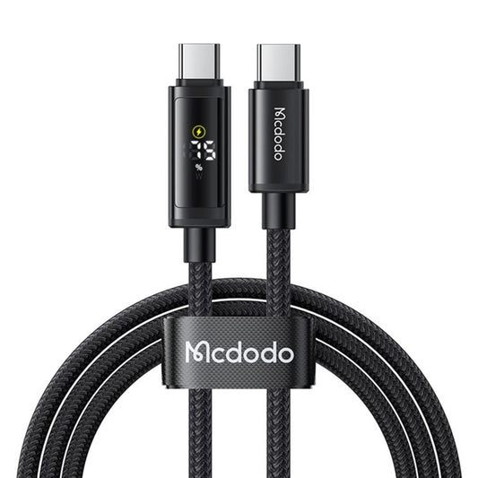 Kabel za podatke i punjenje USB-C - USB-C McDodo CA-8000 Display, 100W, 1.2m, Crni