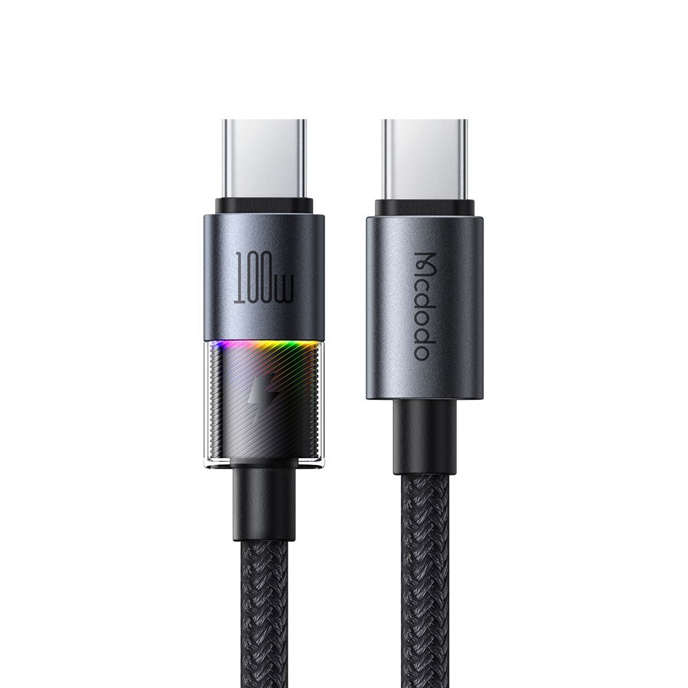 Kabel za podatke i punjenje USB-C - USB-C McDodo CA-8200 Colorful, 100W, 1.2m, Crni