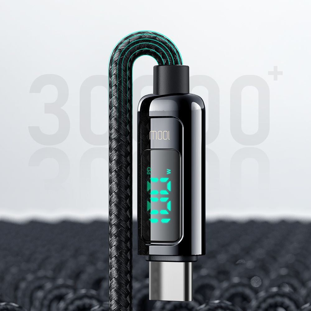 Kabel za podatke i punjenje USB-C - USB-C McDodo CA-8820 Display, 100W, 1.2m, Crni