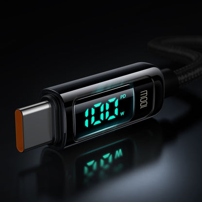 Kabel za podatke i punjenje USB-C - USB-C McDodo CA-8820 Display, 100W, 1.2m, Crni