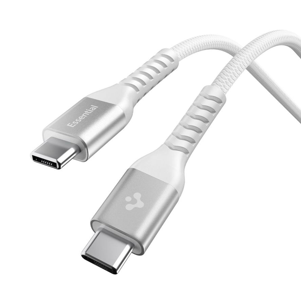 Kabel za podatke i punjenje USB-C - USB-C Spigen EB10010CCA, 100W, 1m, Bijeli ACA11102