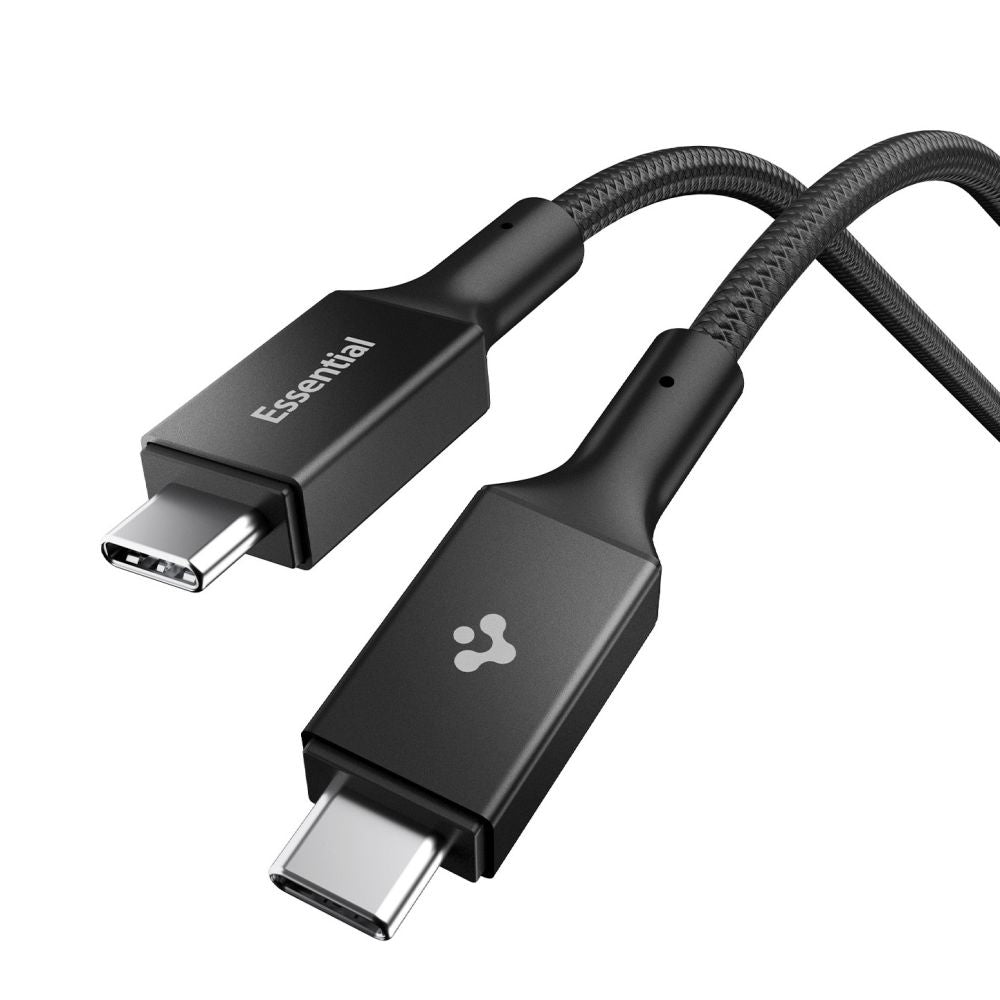 Kabel za podatke i punjenje USB-C - USB-C Spigen EB10015CC, 100W, 1.5m, Crni ACA10421