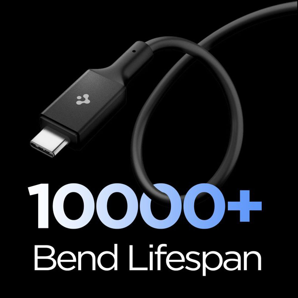 Kabel za prijenos podataka i punjenje USB-C - USB-C Spigen EB24012CC, 240W, 1.2m, Crni