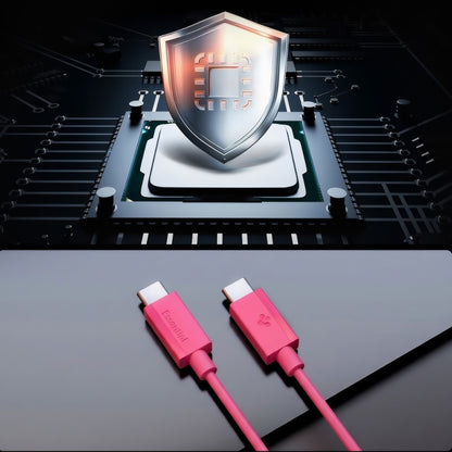 USB-C - USB-C kabel za prijenos podataka i punjenje Spigen EB6010CC, 60W, 1m, Ružičasta ACA10414