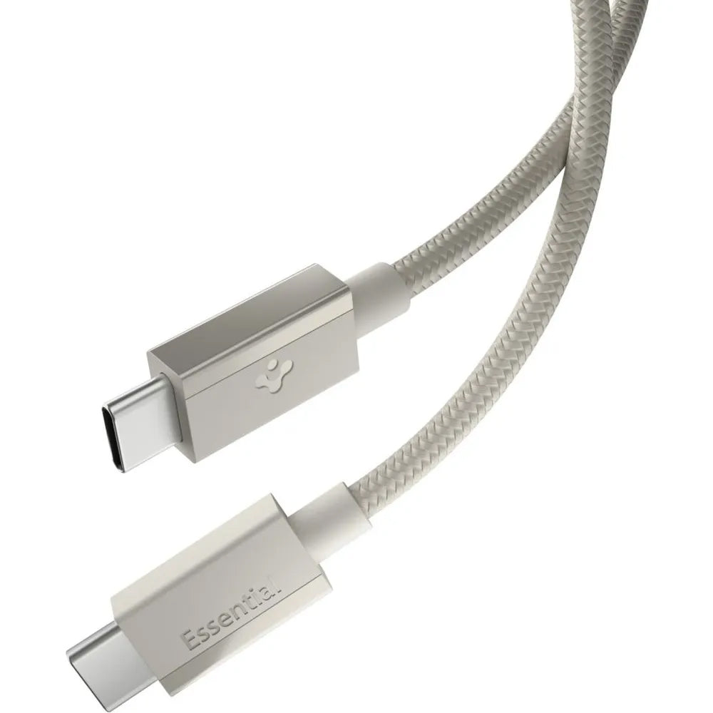 USB-C - USB-C kabel za prijenos podataka i punjenje Spigen EB6015CC, 60W, 1.5m, Titan Siva ACA10419