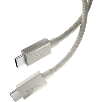 USB-C - USB-C kabel za prijenos podataka i punjenje Spigen EB6015CC, 60W, 1.5m, Titan Siva ACA10419