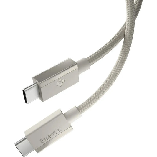 USB-C - USB-C kabel za prijenos podataka i punjenje Spigen EB6015CC, 60W, 1.5m, Titan Siva ACA10419