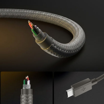 USB-C - USB-C kabel za prijenos podataka i punjenje Spigen EB6015CC, 60W, 1.5m, Siva ACA10418
