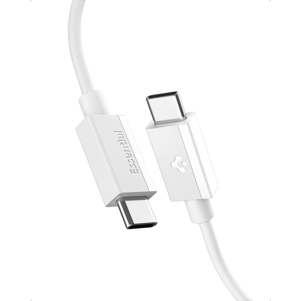 Kabel za podatke i punjenje USB-C - USB-C Spigen Essential, 60W, 1m, Bijeli
