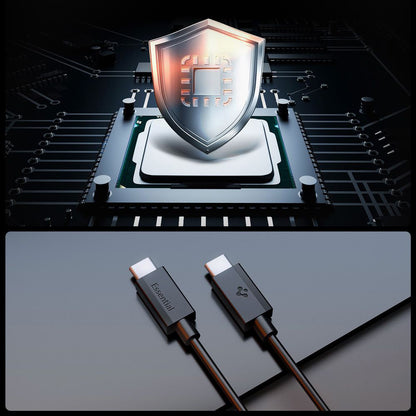 Kabel za podatke i punjenje USB-C - USB-C Spigen Essential, 60W, 1m, Crni