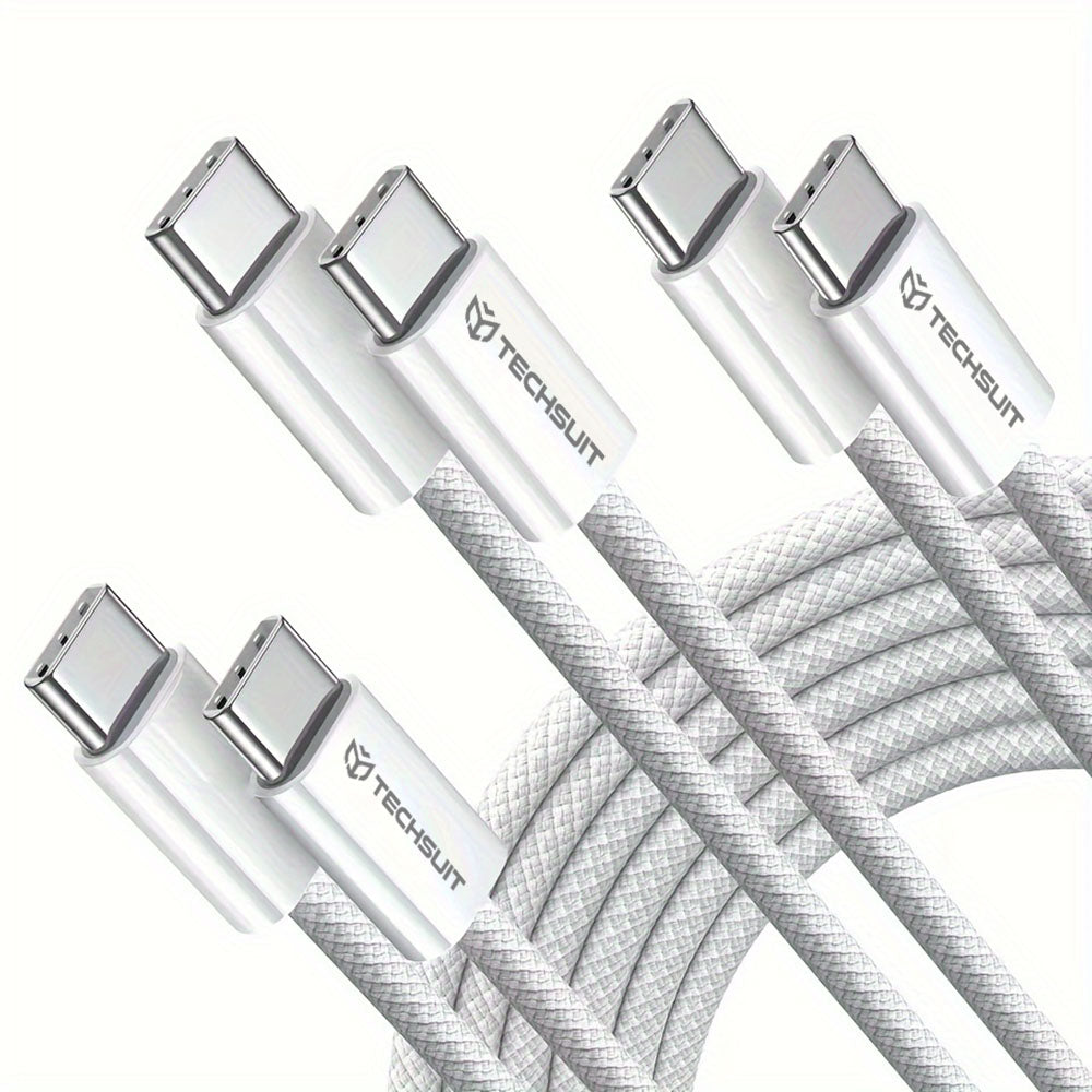Kabel za podatke i punjenje USB-C - USB-C Techsuit PCB114D, 60W, 1m, Zelen.