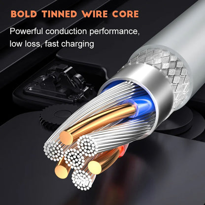 Kabel za prijenos podataka i punjenje USB-C - USB-C Techsuit PCB130, 60W, 1m, Bijeli