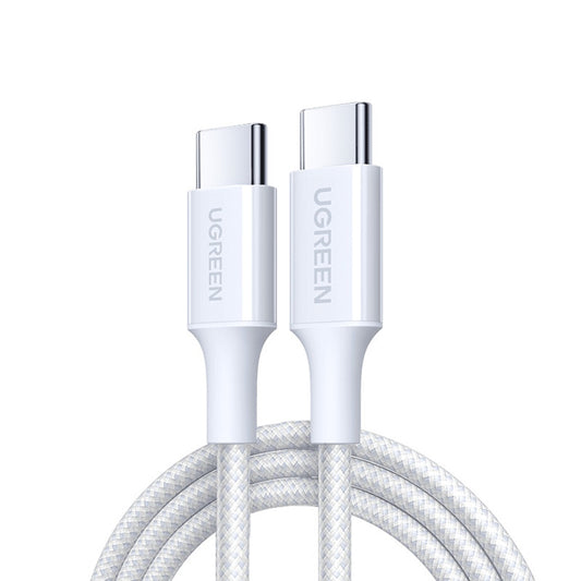 Kabel za podatke i punjenje USB-C - USB-C UGREEN L501, 60W, 1m, Bijeli