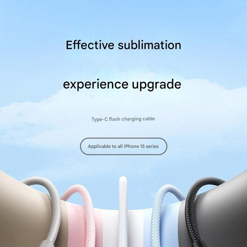 Kabel za podatke i punjenje USB-C - USB-C UGREEN L501, 60W, 1m, Crni