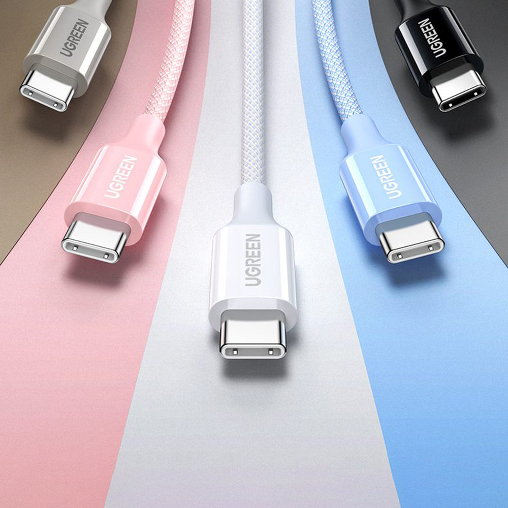 Kabel za podatke i punjenje USB-C - USB-C UGREEN L501, 60W, 2m, Sivi