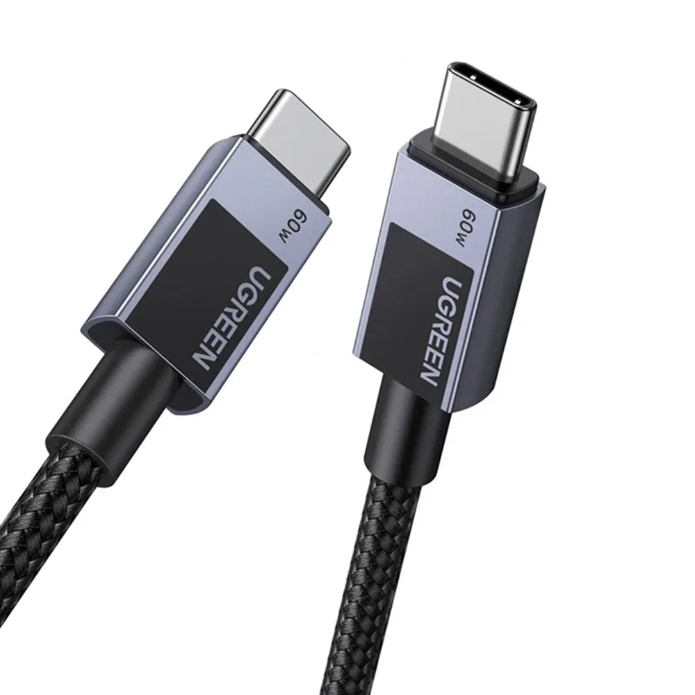 Kabel za podatke i punjenje USB-C - USB-C UGREEN L524, 60W, 1m, Sivi