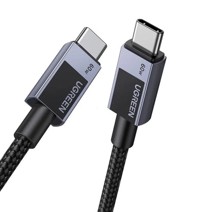Kabel za podatke i punjenje USB-C - USB-C UGREEN L524, 60W, 1m, Sivi