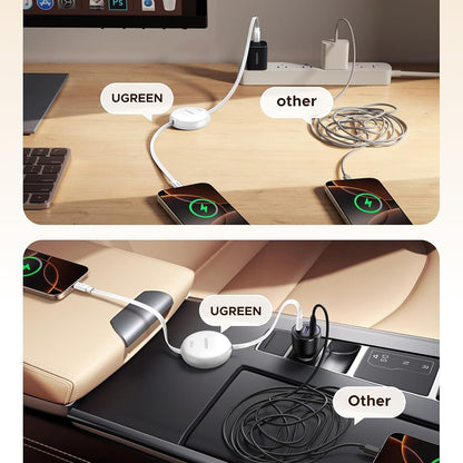 Kabel za podatke i punjenje USB-C - USB-C UGREEN L531, 100W, 1m, Bijeli